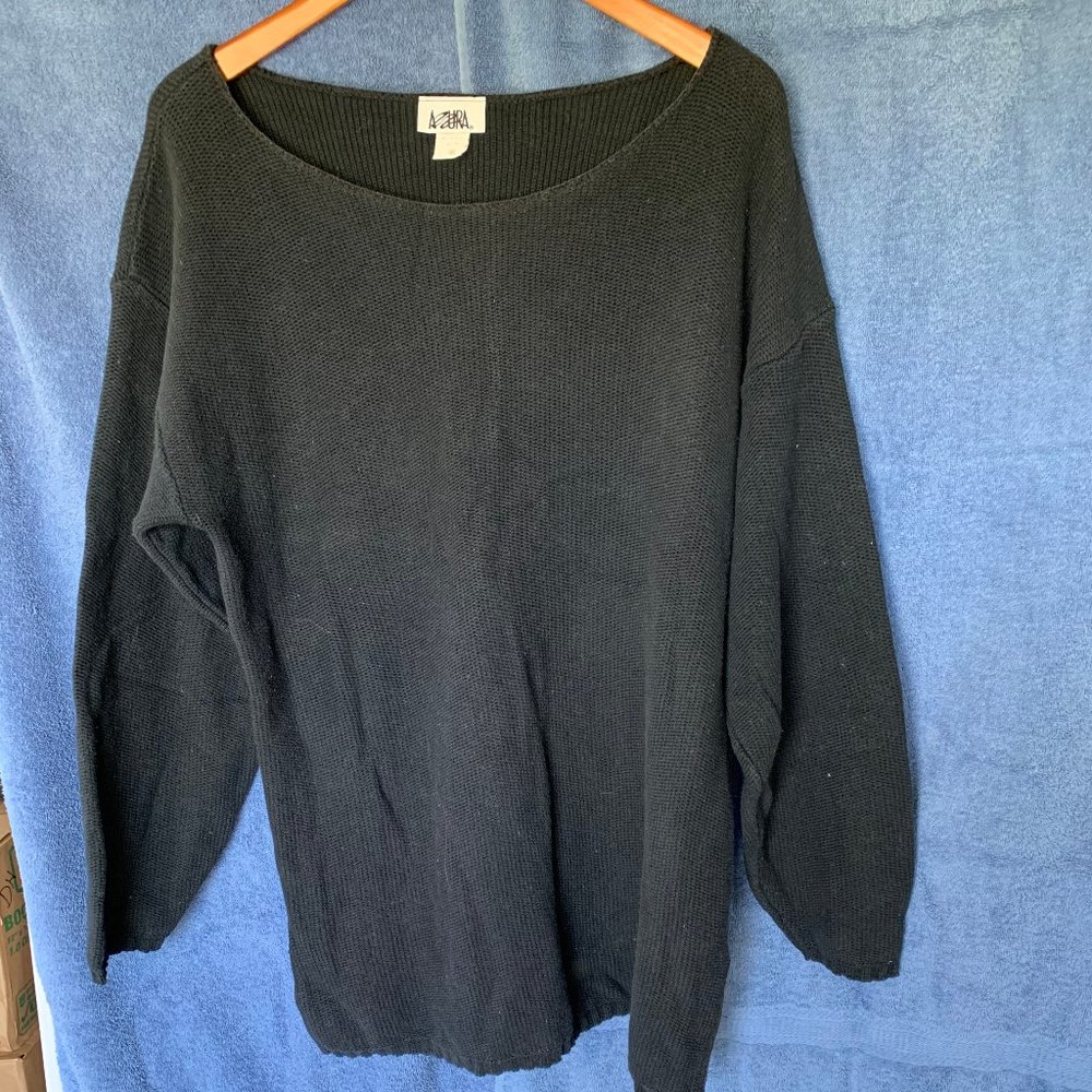 Black long sleeve sweater
